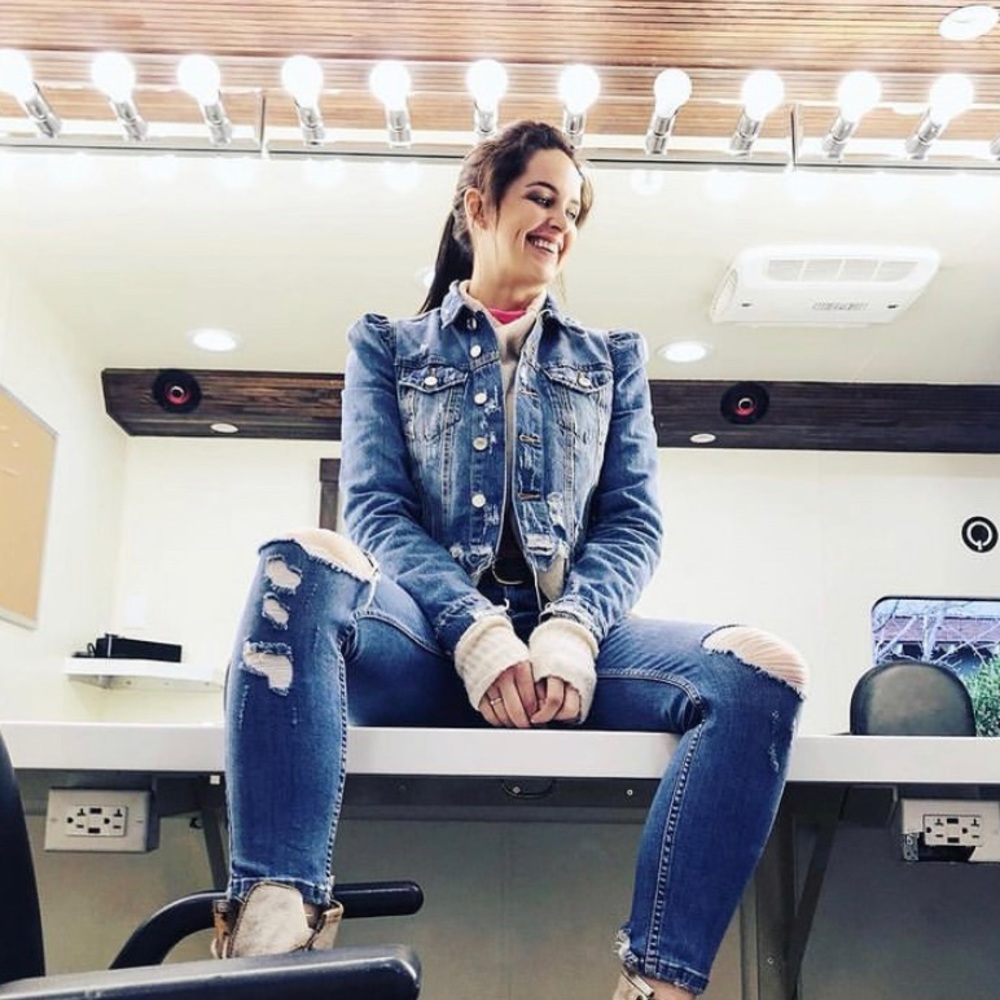 Zara TRF Cropped Denim Jacket